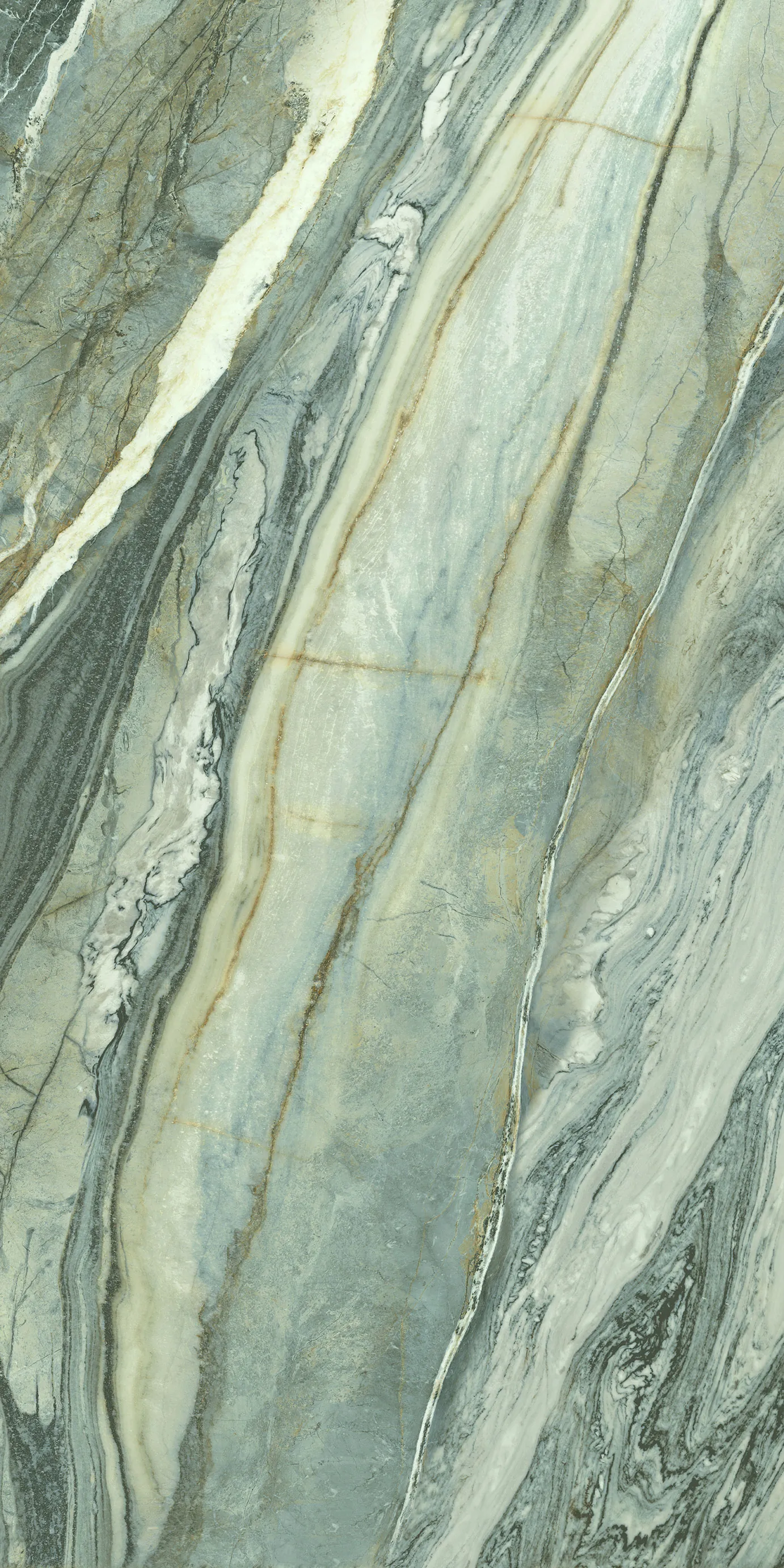 Керамогранит GT1206020217LGR Shanti Зеленый лаппатированный 60x120 (Global Tile)
