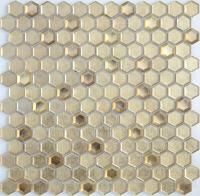 Мозаика Aureo grani hexagon 13x23x6 (Caramelle Mosaic)