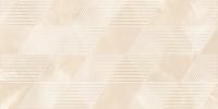 Декоративная плитка Azori 589032001 Opale Beige Geometria 31.5x63 бежевая глянцевая геометрия