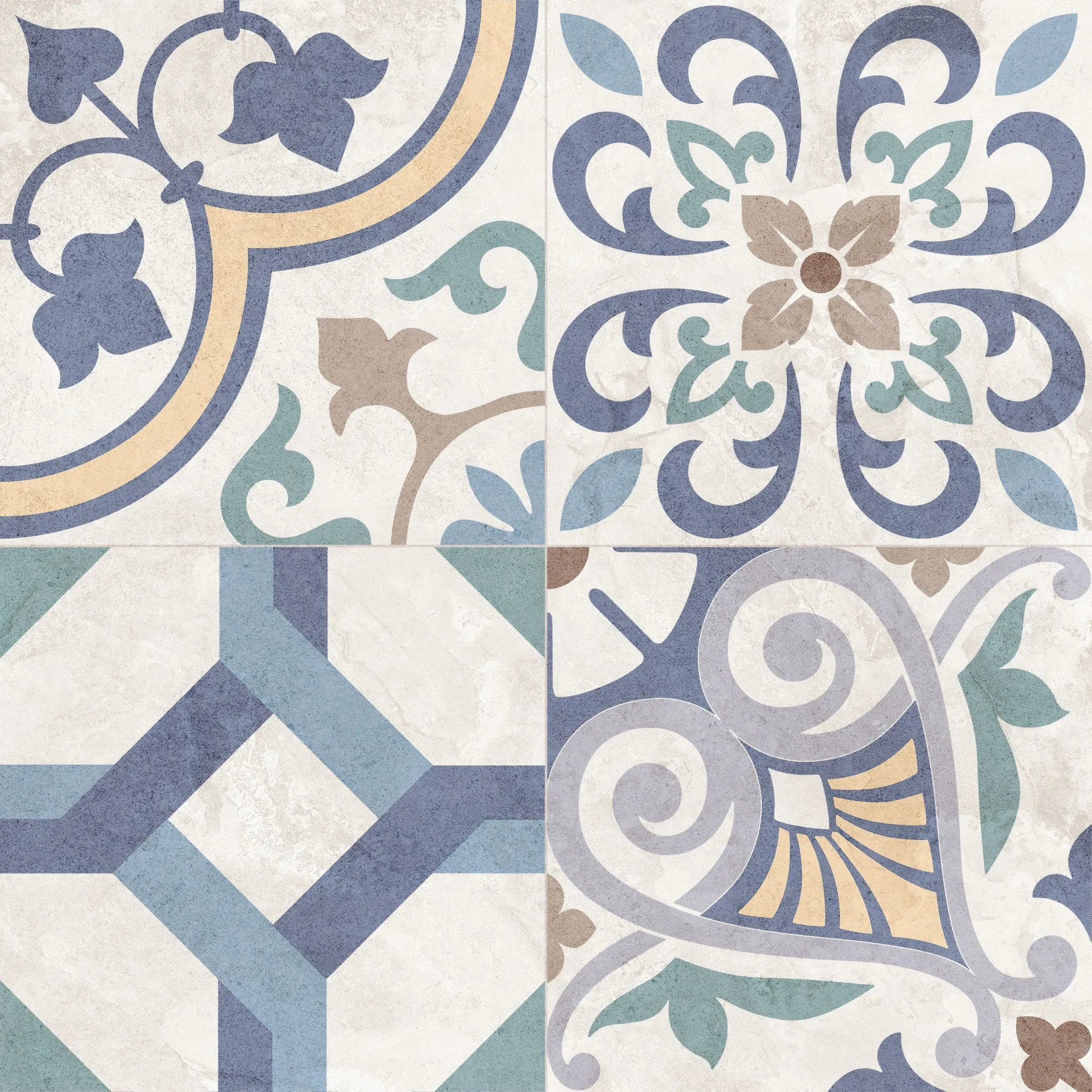 Керамогранит GT235VG Topaz Синий матовый 41,2x41,2 (Global Tile)