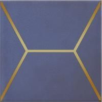 OP\C181\17065 | Декор Витраж синий 15*15, Керама Марацци