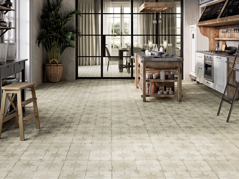 Плитка керамическая напольная 38189 FS STAR White LT 45х45х0,95 см