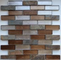 Мозаика Alcantara Ruggine 23x73x8 (Caralelle Mosaic)