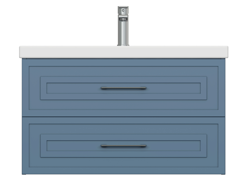 Тумба CLASSIC 80 голубой матовый (Cersanit)