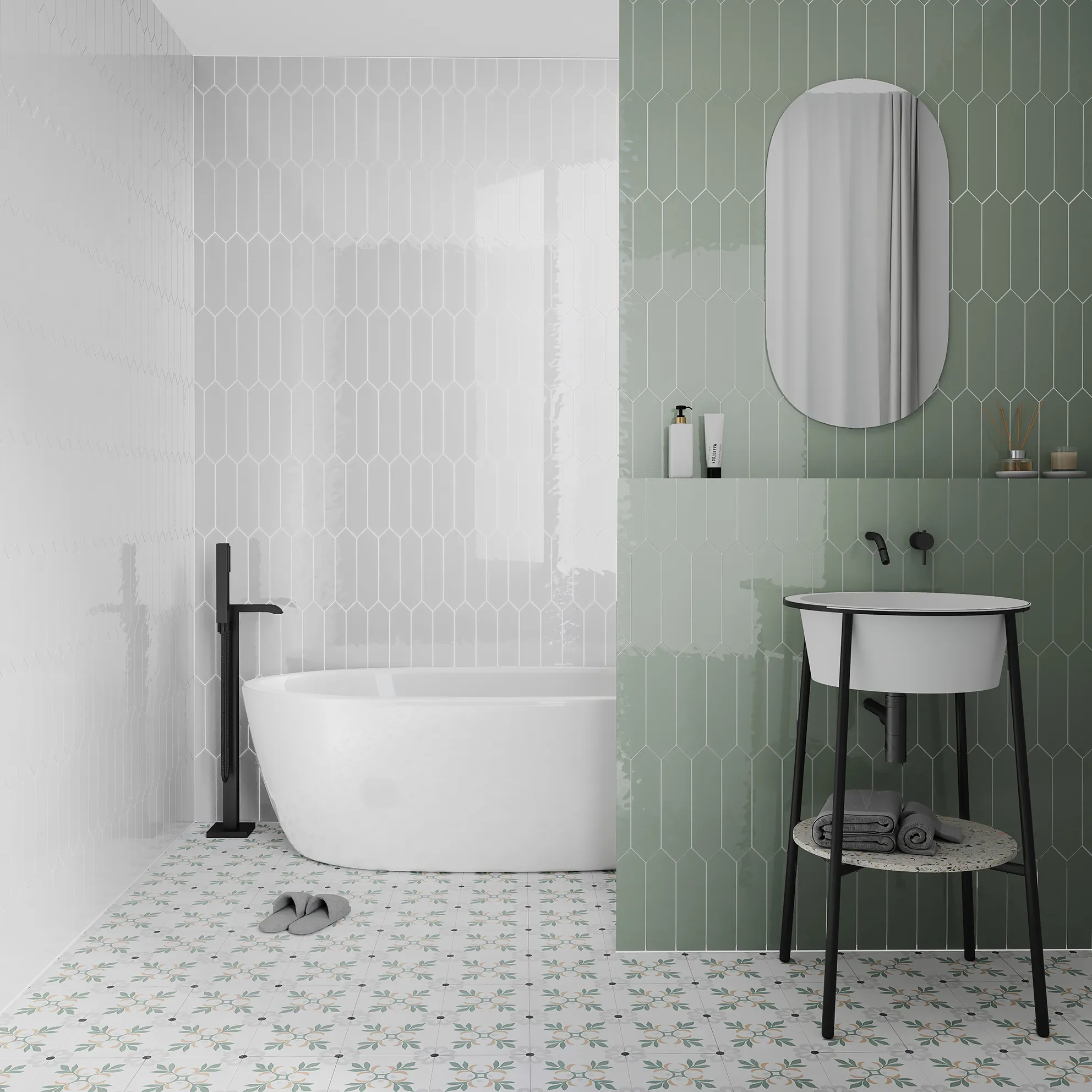 Плитка Picket Aqua 7.5x30