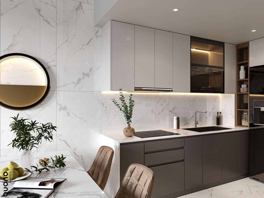 Керамогранит Statuario Alba Glossy M4400P Buono Ceramica 60х120