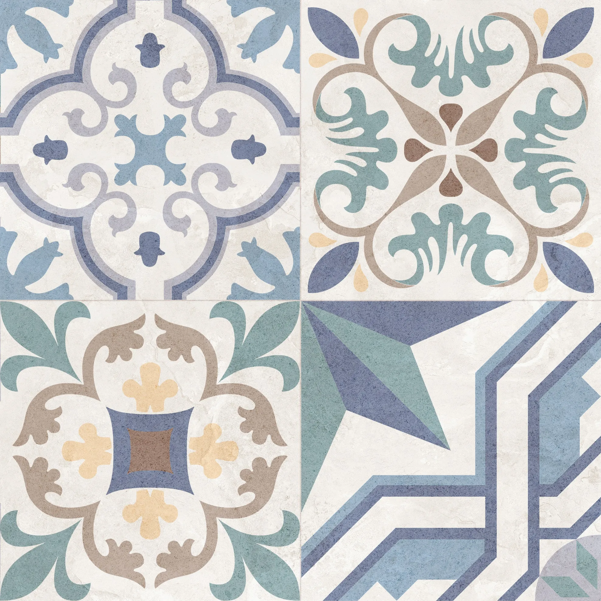 Керамогранит GT235VG Topaz Синий матовый 41,2x41,2 (Global Tile)