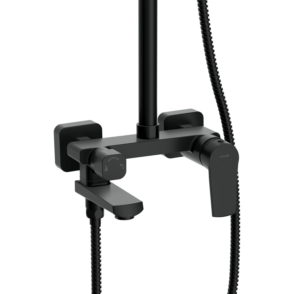 Душевая система CITY черный