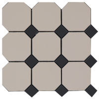 Петергоф Октагон 9.6*9.6 кофе с молоком (005/013) 29.2*29.2, Keramark
