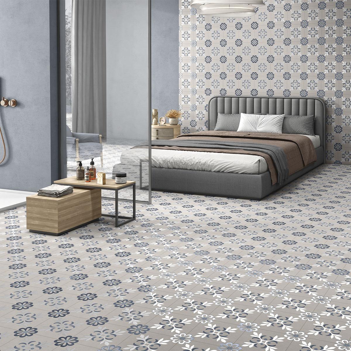 Керамогранит Motto Вельвет Gris Decor 4 20x20 арт. N100190