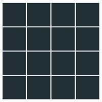 Фальш-квадрат плитка-модуль черный (013) 60*60, Keramark