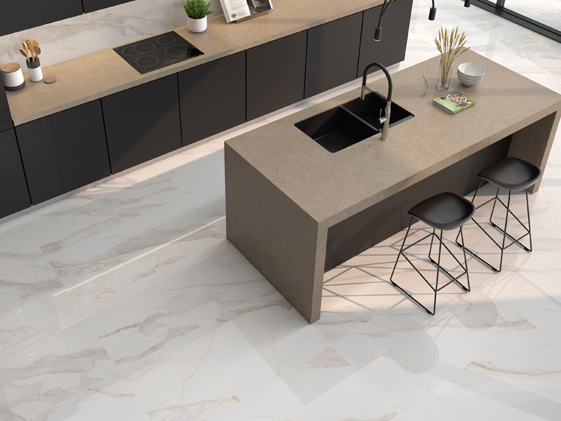 Гранит керамический полированный MARBLES CR.APULIA Gold 75x150 см