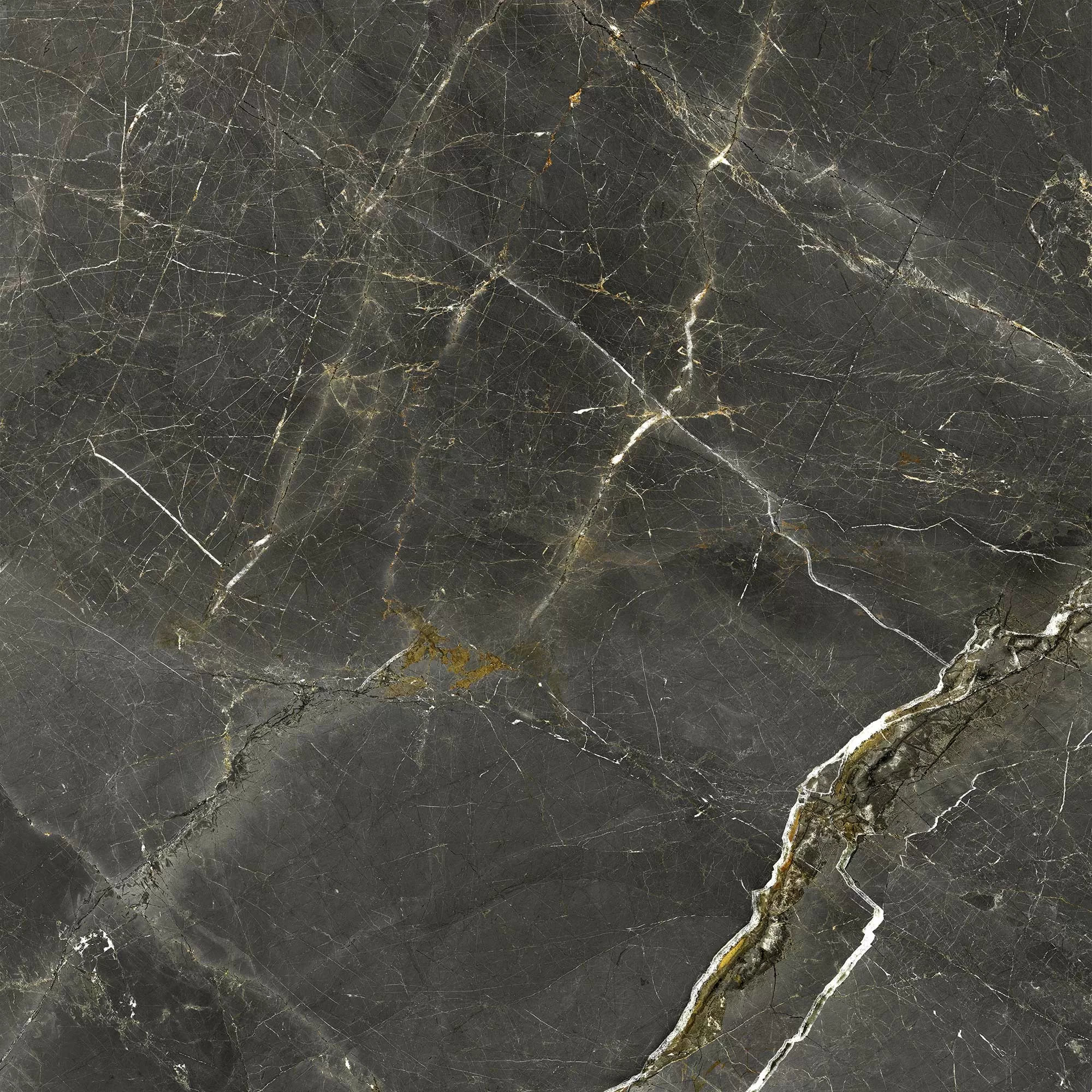 Керамогранит GT606011805MR Fontanedo Черный 60x60 (Global Tile)
