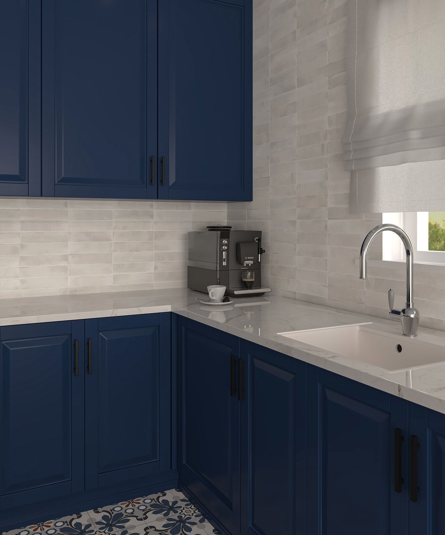 Керамическая плитка, BLANCO 7.5x22.5, Jazz