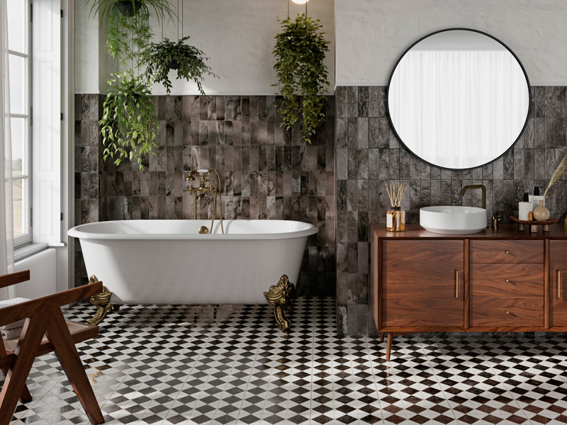 Плитка керамическая FS ARLES BLACK LT 33x33x0,95 см