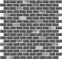 587423002 Devore (Деворе) Gris серый мозаика 30х30,4, Azori