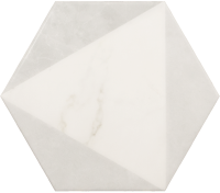 Плитка керамическая напольная CARRARA Hexagon Peak 17,5x20 см (новый пакинг)