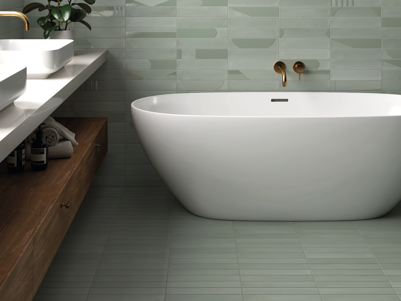 Керамогранит 30058 WADI Mint 6x30 см