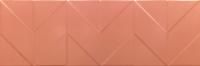 Плитка настенная Танага 6Д 25х75 Керамин оранжевый