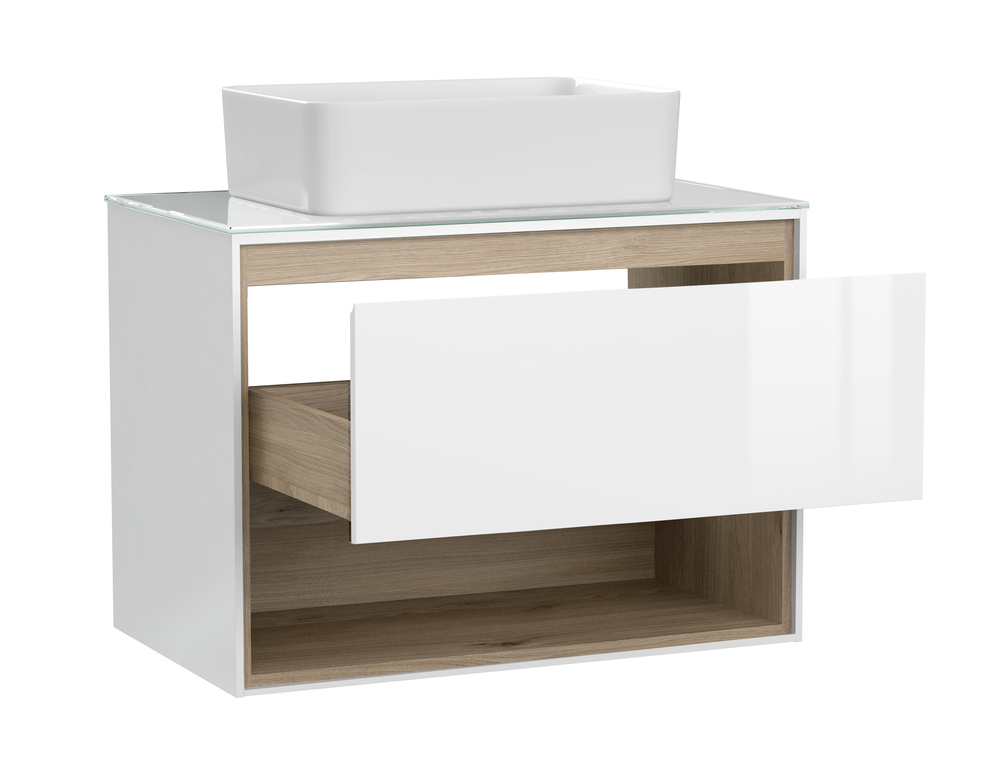 Тумба LOUNA 80 со столешницей (Cersanit)