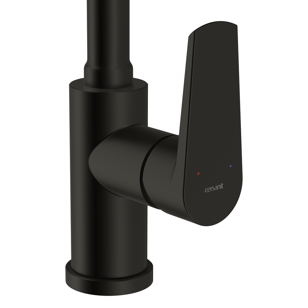 Смеситель для кухни MODUO с гибким изливом черный