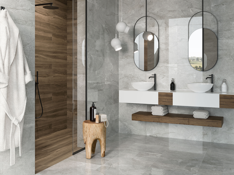 Гранит керамический матовый WELLS Pearl MAT 90x90х1,05 см