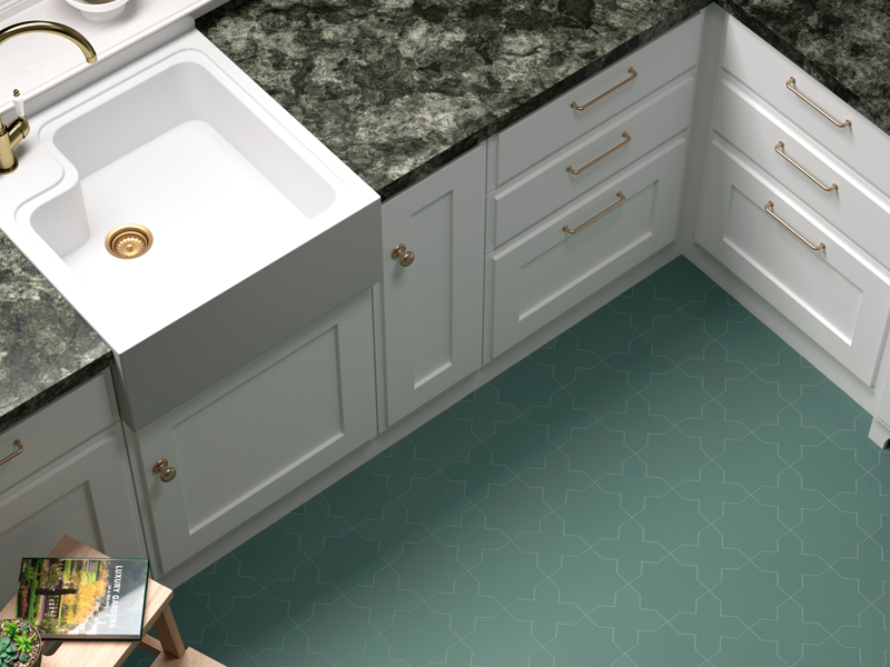 Гранит керамический 30630 PORTO STAR Pickle Green 16,8x16,8х0,9 см