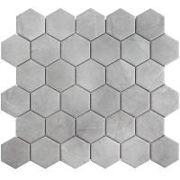 Мозаика Hexagon Small Marble Grey Matt 51x59 Starmosaic