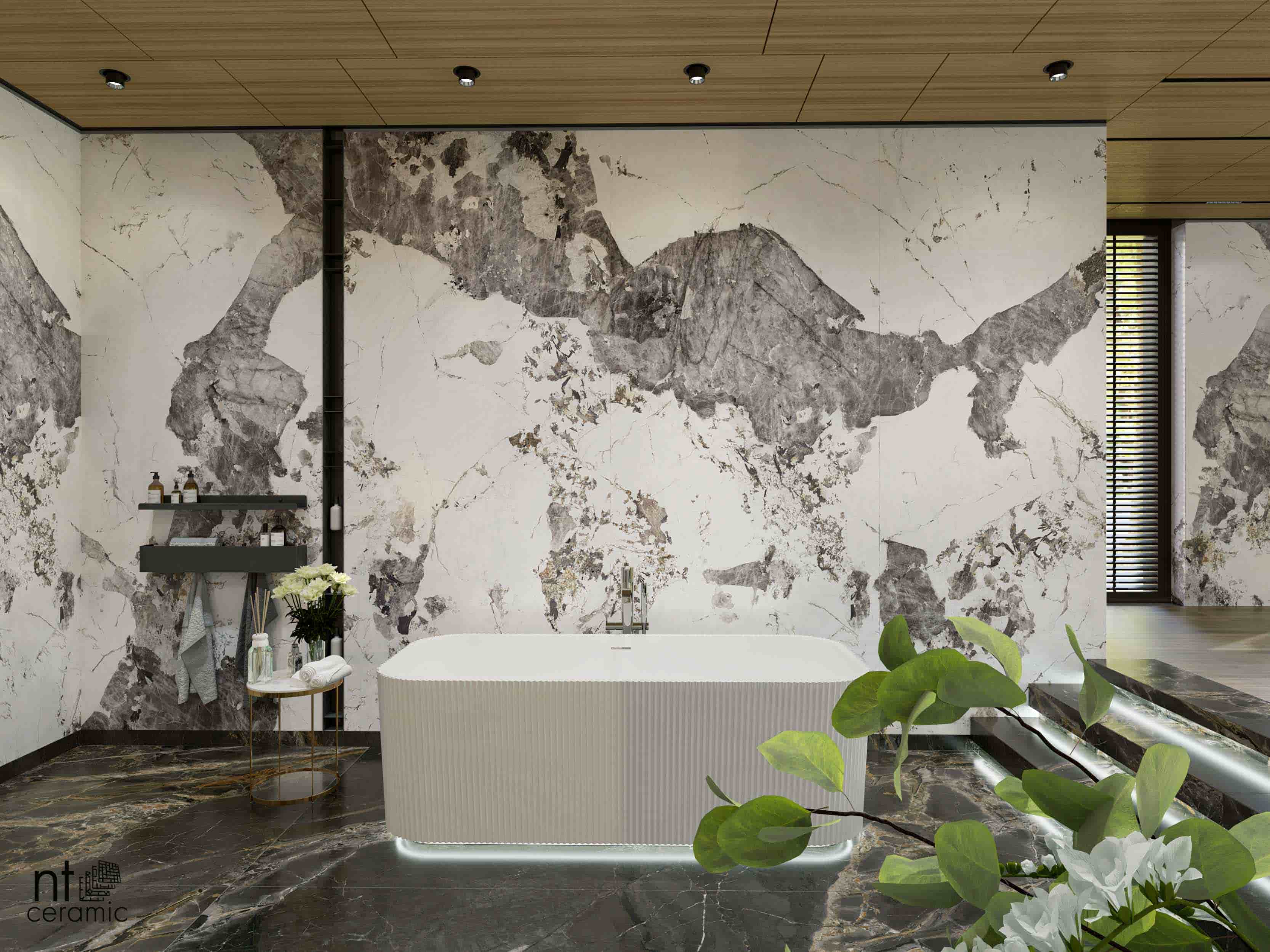 Керамогранит NTT3505L Atlas Grey 120x270