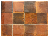 Плитка керамическая настенная 30018 HANOI Burnt Red 10x10 см (98 кор./палл.)