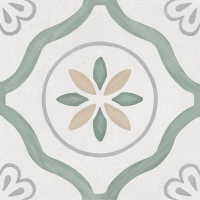 Гранит керамический 36157 SIROCCO GREEN PETALS 22,3х22,3х0,9 см