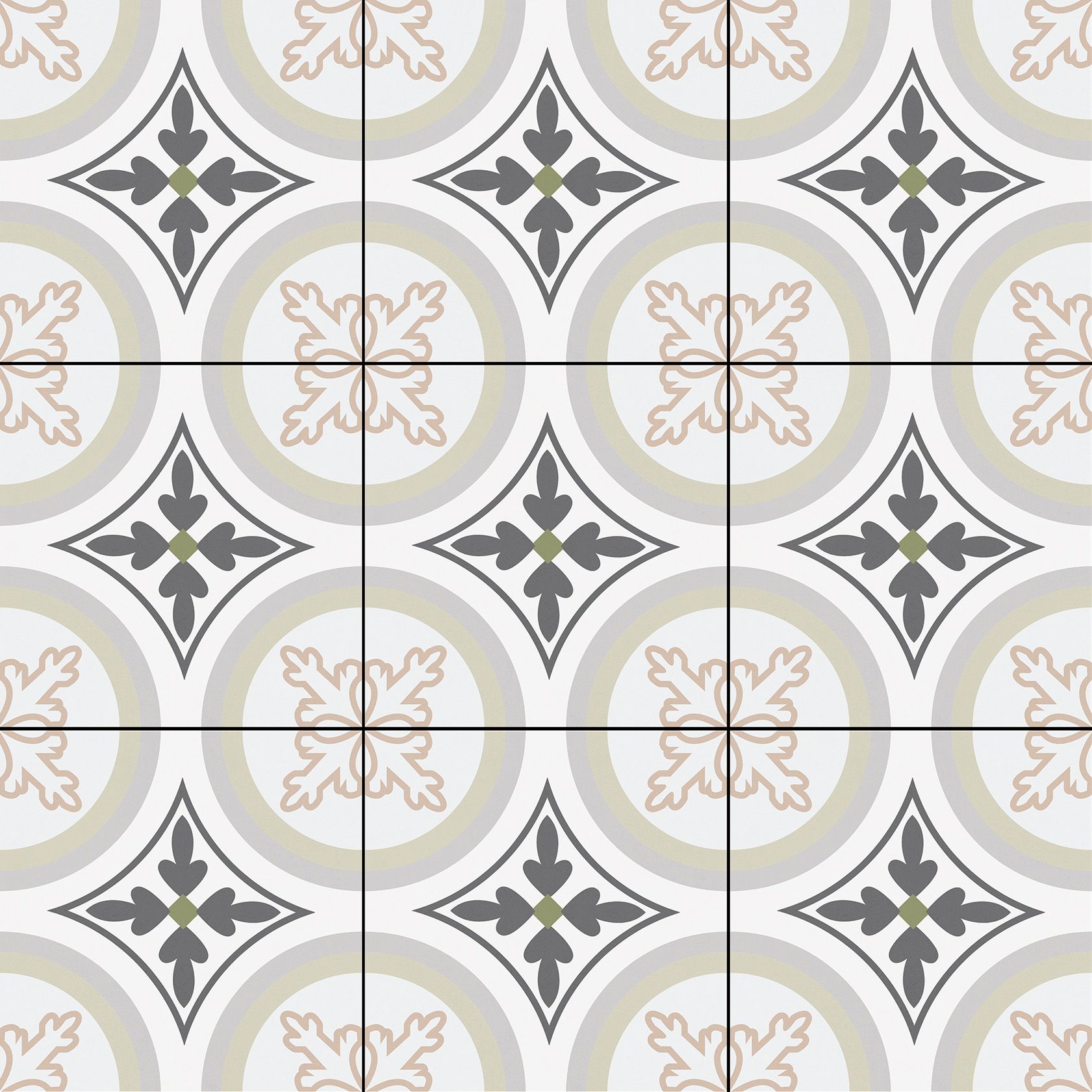 Керамогранит, LOREN 20x20, Siena