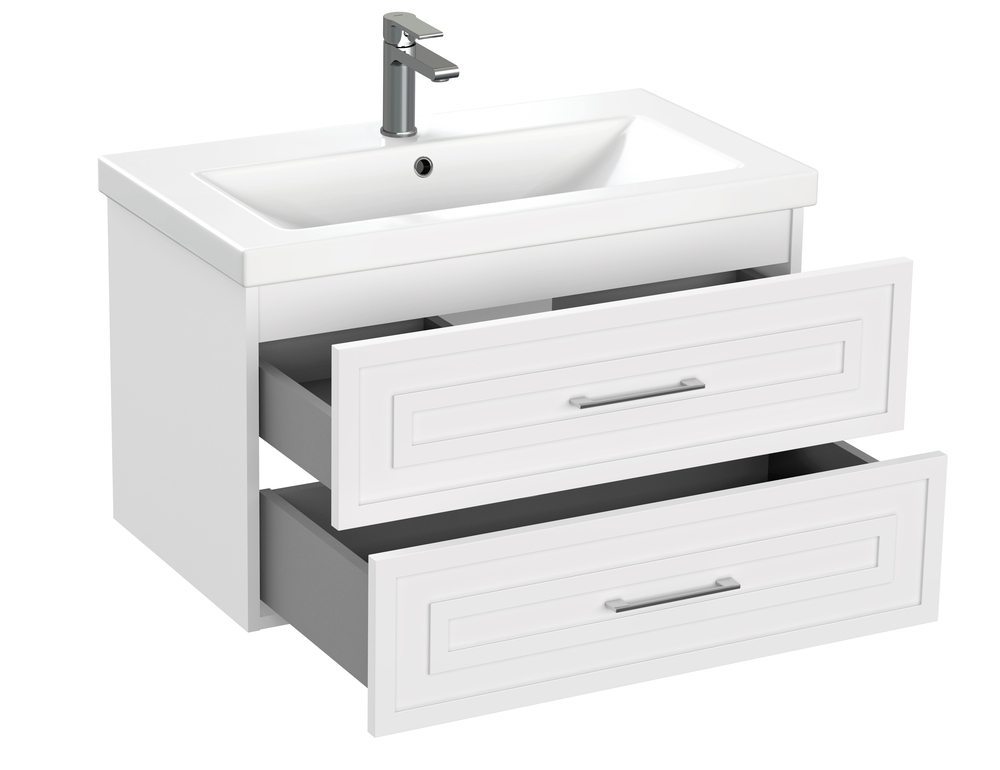 Тумба CLASSIC 80 белый матовый (Cersanit)