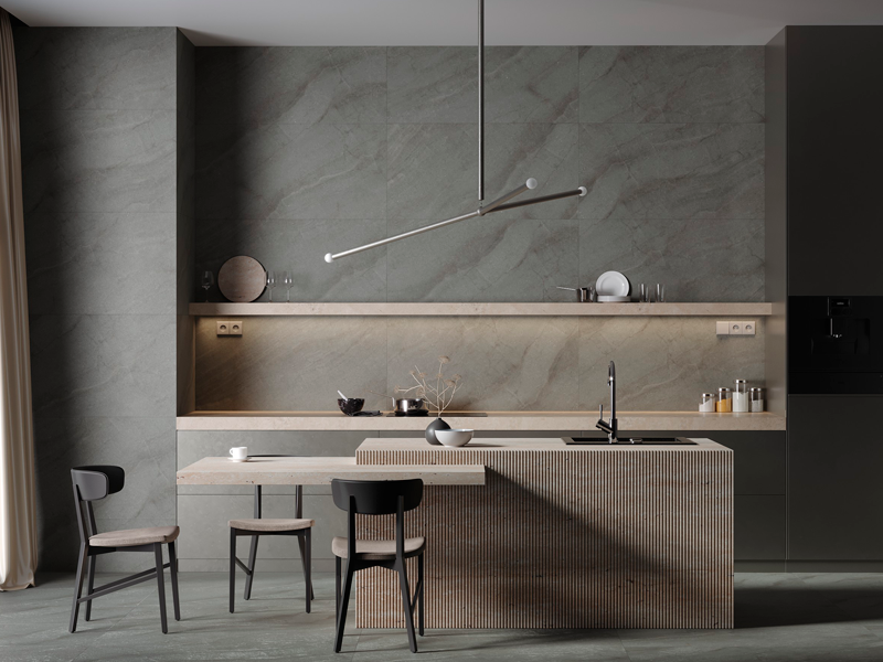 Гранит керамический K-2405/MR BEREG Grey 60x120х1 см