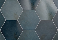 Heritage Equipe Плитка керамическая напольная 24951 HERITAGE HEXÁGONO Indigo 17,5х20 см плитка шестиугольник, шестигранник