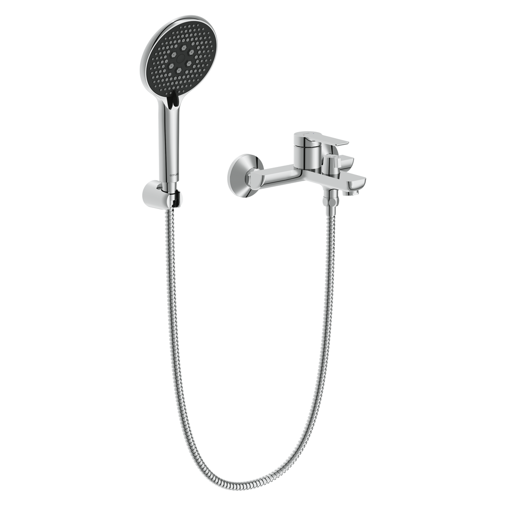 Смеситель для ванны VIBE с лейкой хром