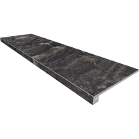 Ступени Marble ONLYGRES MOG 601 33x120x0.9 полированные Черный