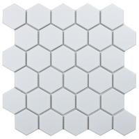Мозаика Hexagon small White Glossy 51x59 Starmosaic
