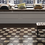 Плитка керамическая напольная 23207 CHEVRON Marron Mate RIGHT 9х20,5 см-2