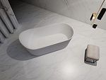 Акриловая ванна ABBER AB9445MW белая матовая-3