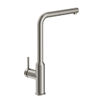 Смеситель для кухни FLAVIS с выдвижным изливом сатин-5