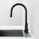 Смеситель для кухни LAPARET ALAMERA с выдвижным изливом BLACK N2040929LPT-4