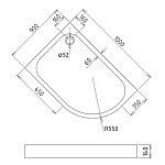 Душевой поддон Gemy ST19 L-2