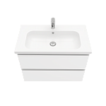 Тумба подвесная ELECTRA 80 под умыв-к Creavit Ideal 80, белый глянец, LE-WCAB-80-101-3