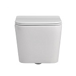 Унитаз ABBER Rechteck AC1201 подвесной белый, безободковый-3