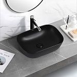 Раковина накладная ABBER Rechteck AC2200MB черная матовая-4