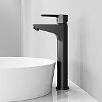 Смеситель для раковины LAPARET ALAMERA высокий BLACK N2016229LPT-3