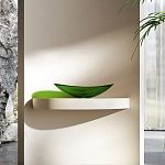 Раковина накладная прозрачная ABBER Kristall AT2808Emerald зеленая-4