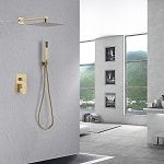 Душевая система ABBER Daheim AF8219G скрытого монтажа без излива, золото матовое-2
