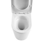 Унитаз ABBER Bequem AC1112TMW компакт белый матовый, безободковый, смыв торнадо-9